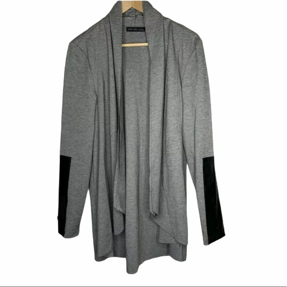 Joan Vass women’s open front Cardigan size M